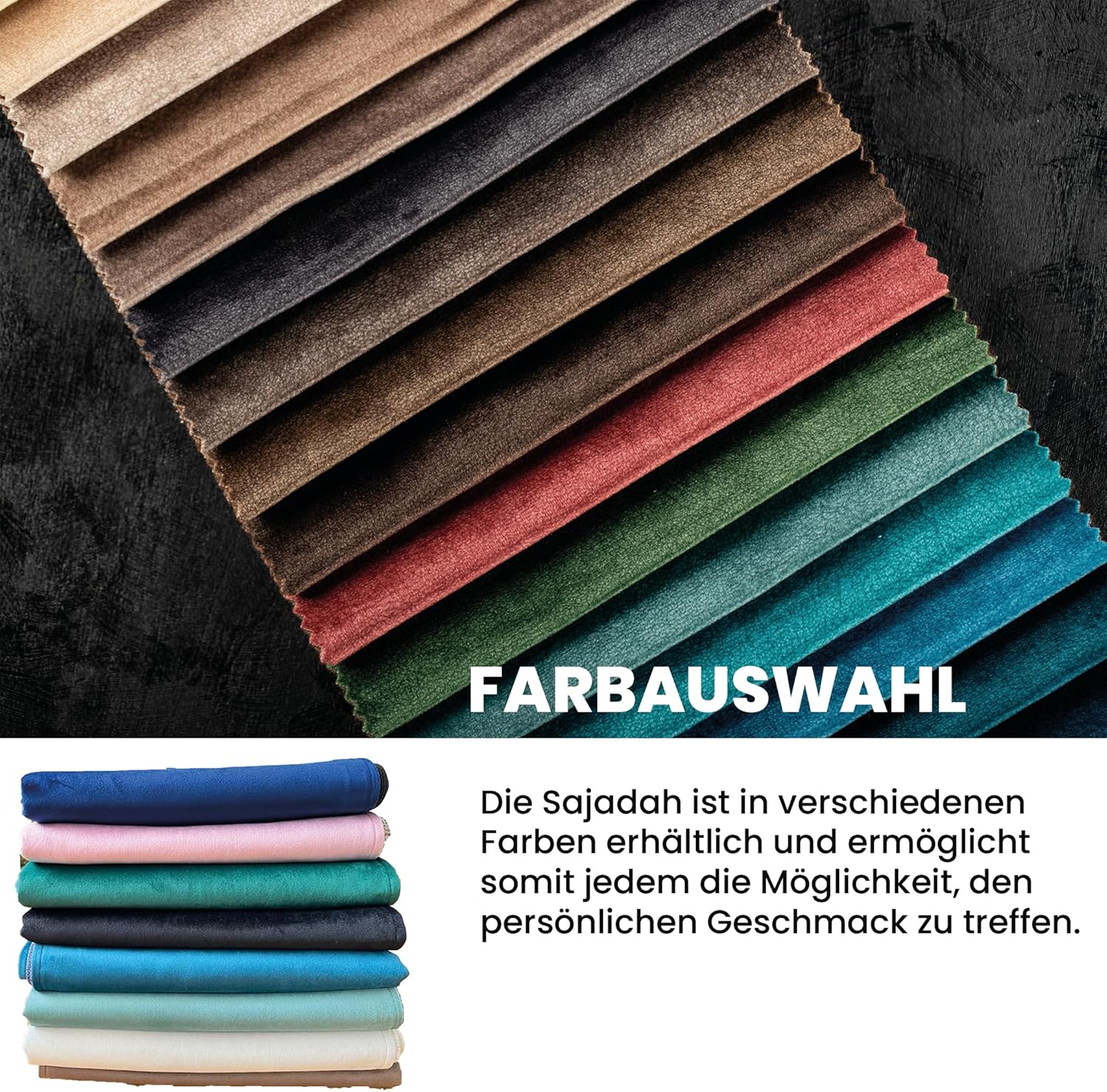 Gebetsteppich mit Namen Eid Mubarak Geschenk Seccade