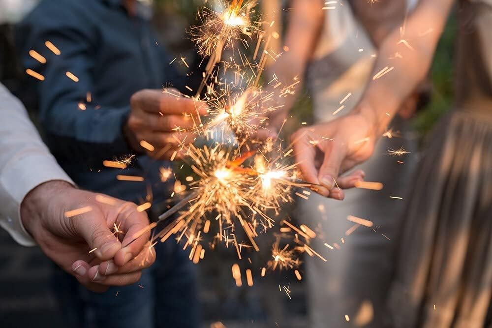 20x Wunderkerzen Anhänger mit Zündstreifen | Gastgeschenk Hochzeit