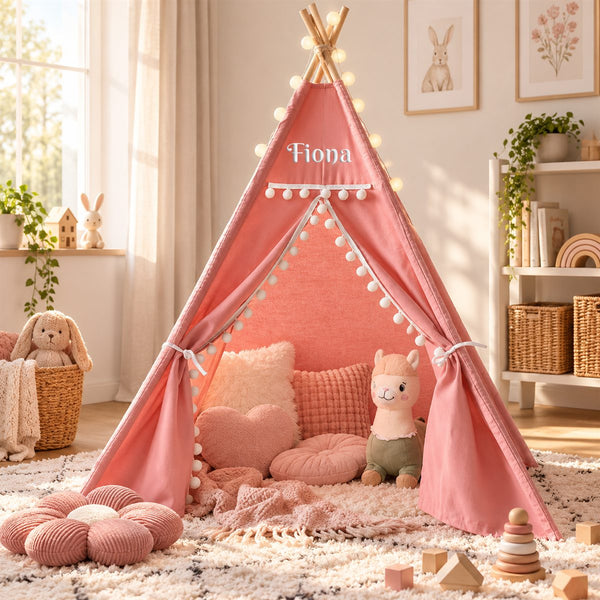 Tipi tent for children personalized with name play tent Tippi