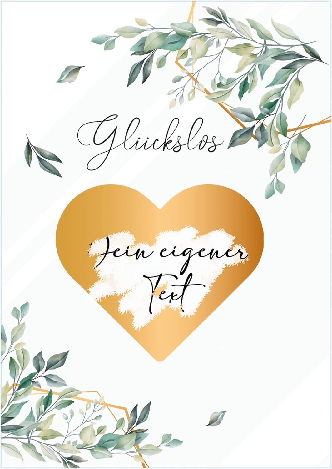 3x Rubbellose aus Plexiglas zum selber machen - Glückslos Rubbelkarte