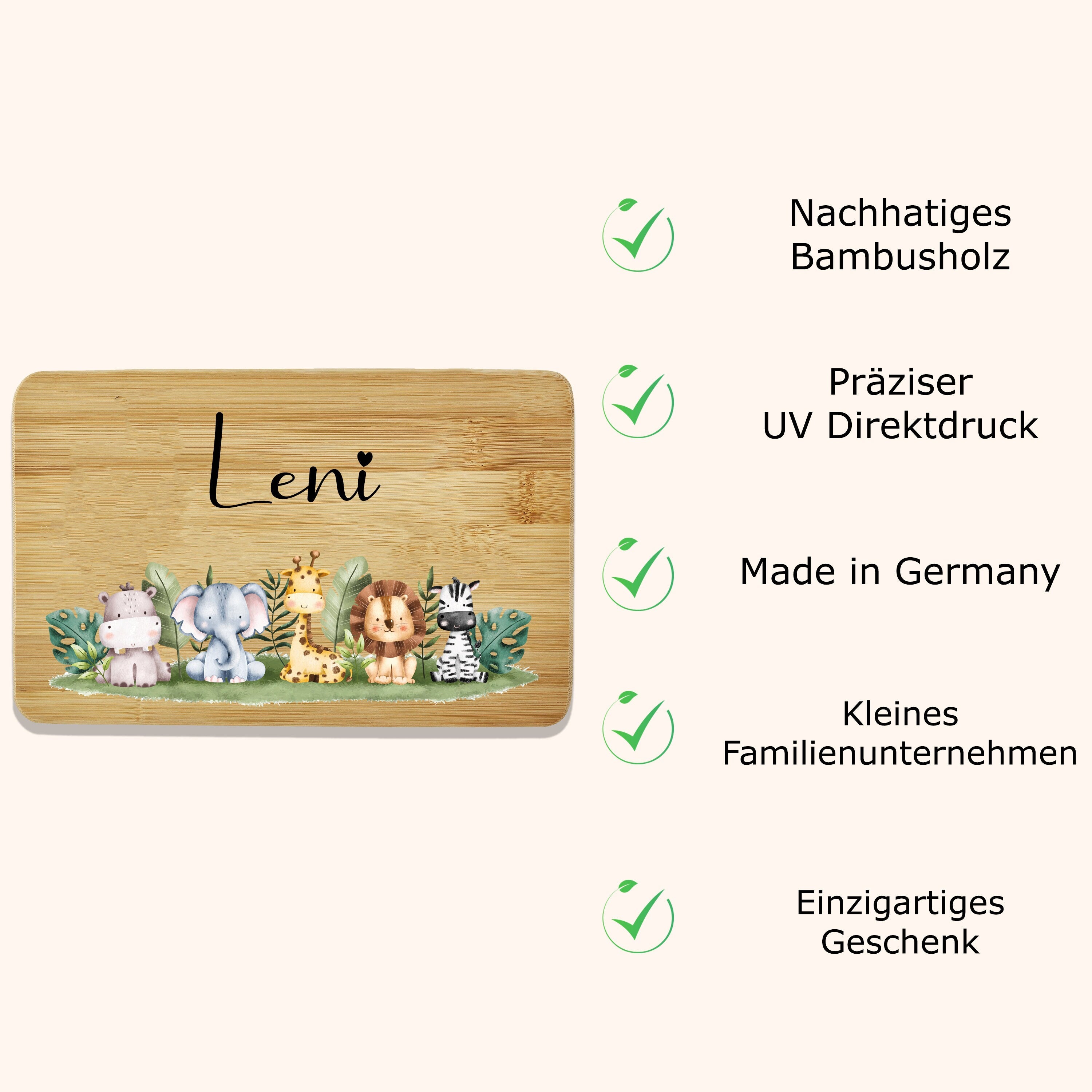 Frühstücksbrettchen personalisiert Kinder Geschenk 1. Geburtstag Geschenkidee Weihnachten Holzbrett