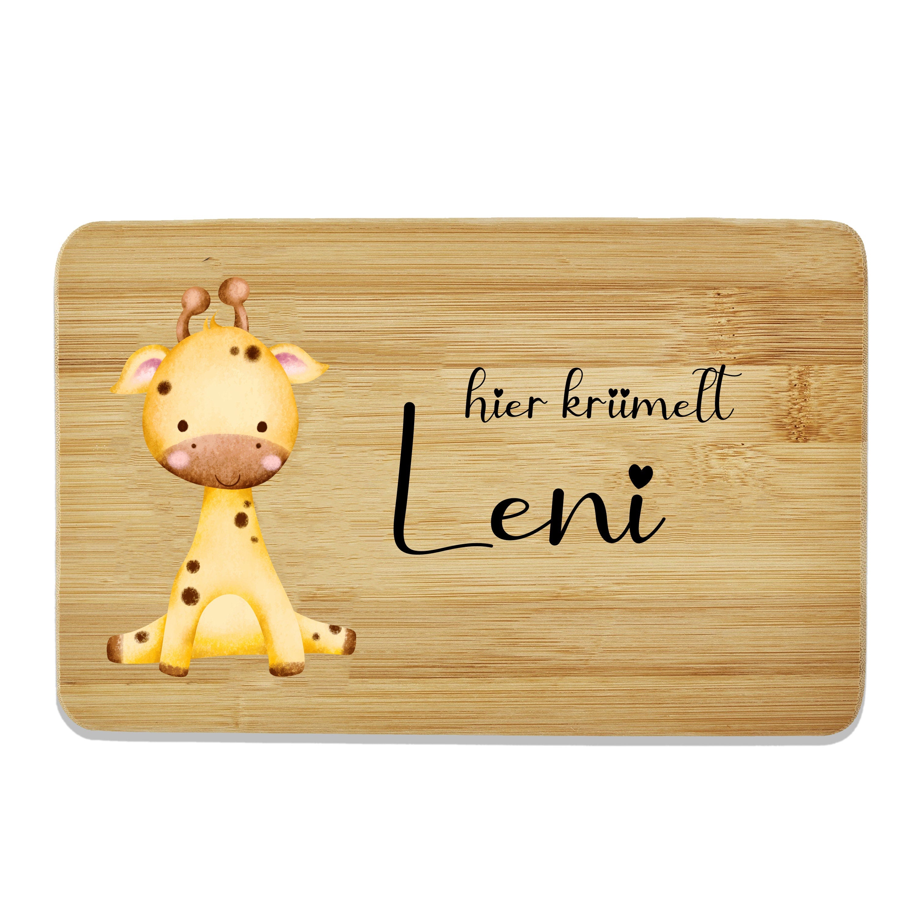 Frühstücksbrettchen personalisiert Kinder Geschenk 1. Geburtstag Geschenkidee Weihnachten Holzbrett