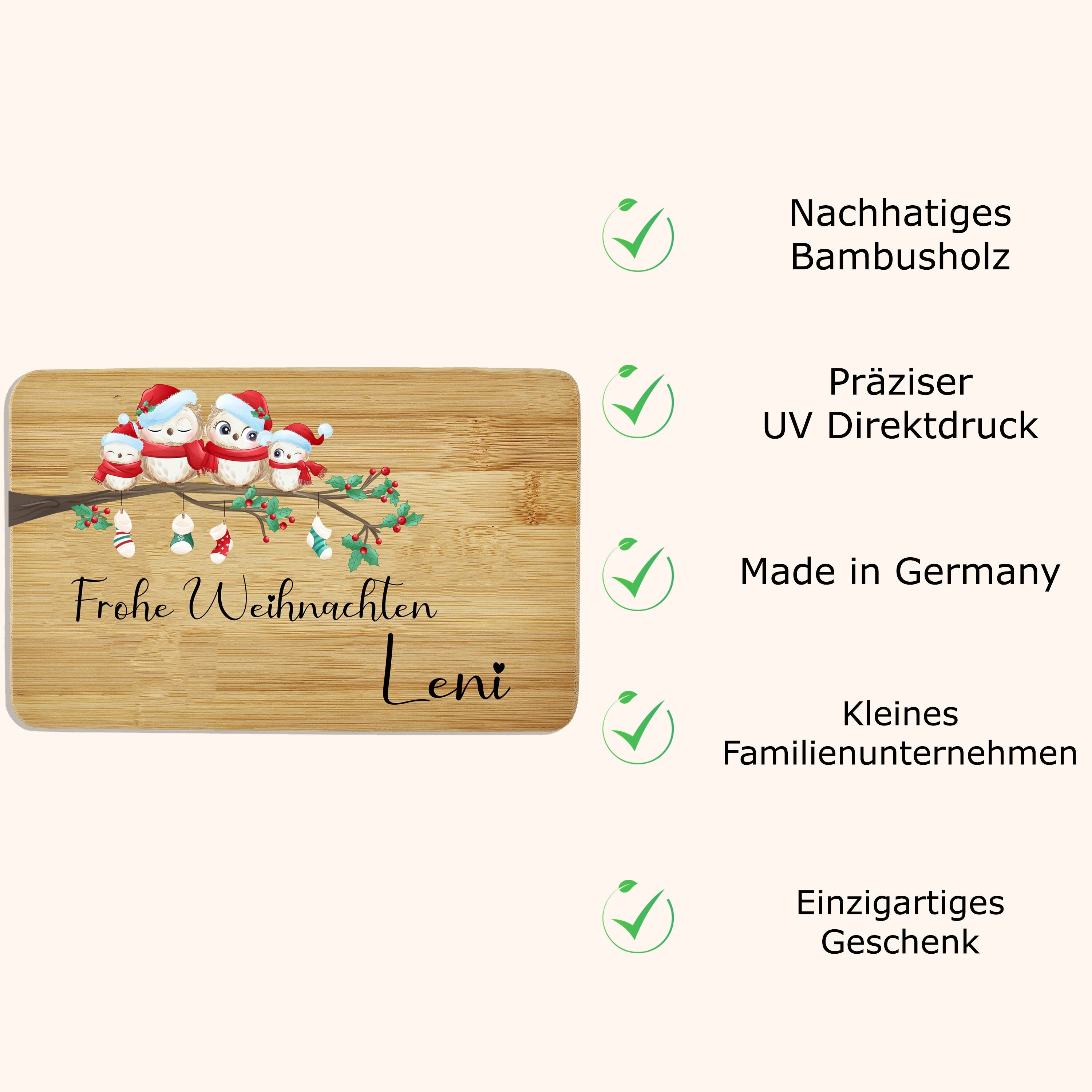 Frühstücksbrettchen personalisiert Kinder Geschenk 1. Geburtstag Geschenkidee Weihnachten Holzbrett