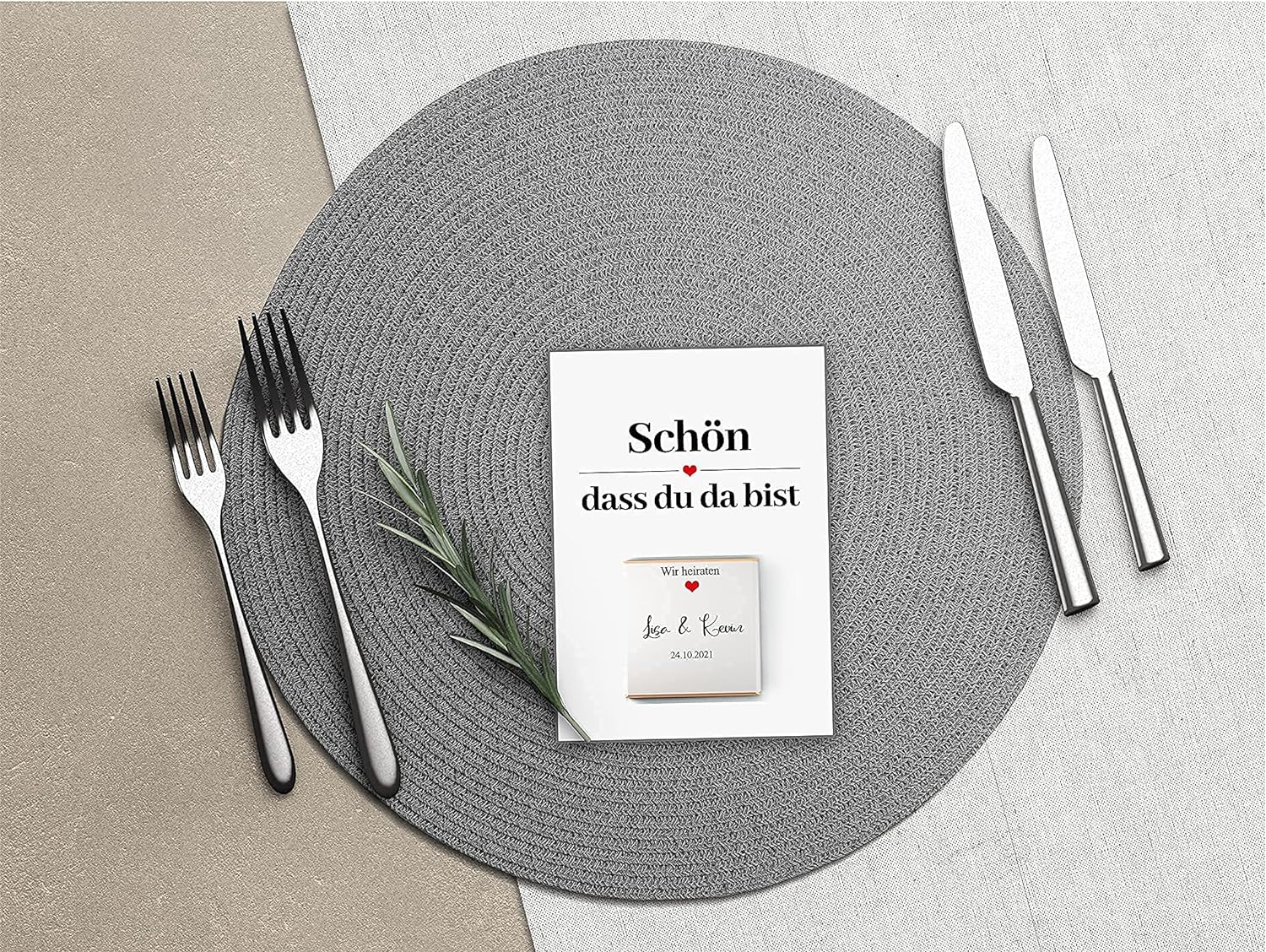 Hochzeitsgrußkarte mit Schokolade 10 Stk. - Schokoladenbotschaft - personalisierte Schokolade