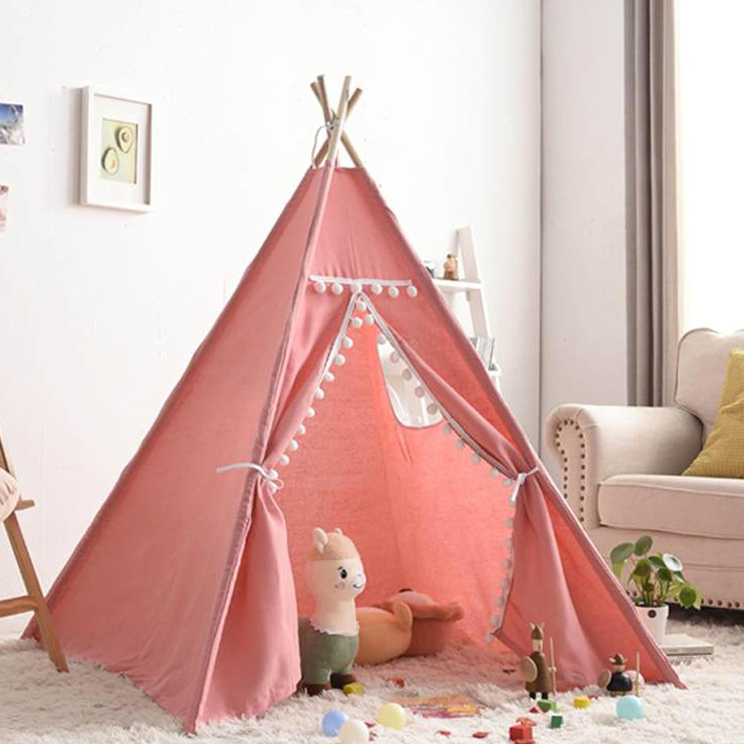 Tipi Zelt für Kinder personalisiert mit Name Spielzelt Tippi