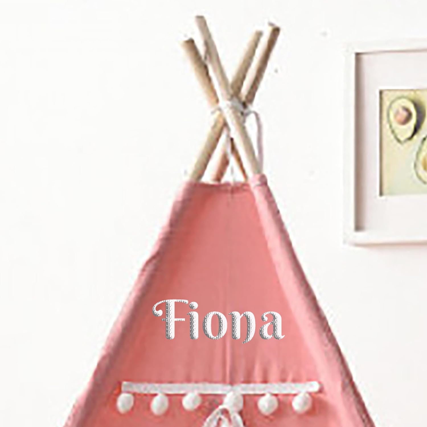 Tipi Zelt für Kinder personalisiert mit Name Spielzelt Tippi
