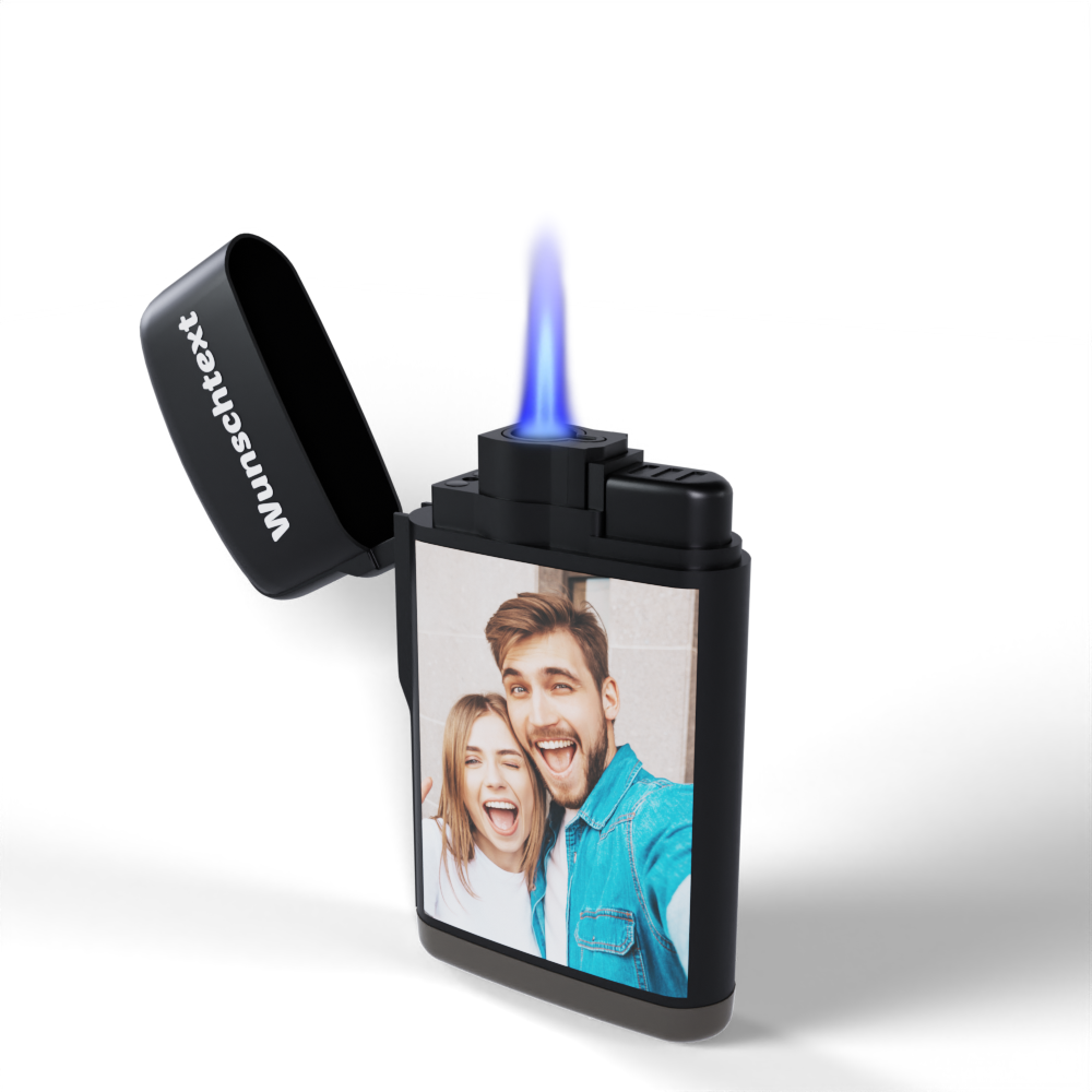 Feuerzeug mit Foto und Text selbst gestalten - Foto Geschenk