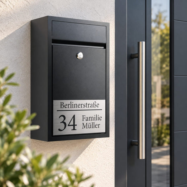 Premium mailbox anthracite