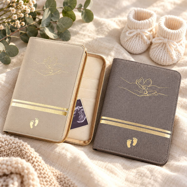Mama mother passport cover U-booklet faux leather 12 compartments 