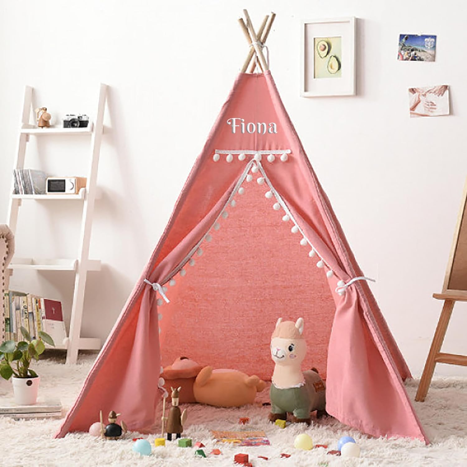 Tipi Zelt für Kinder personalisiert mit Name Spielzelt Tippi